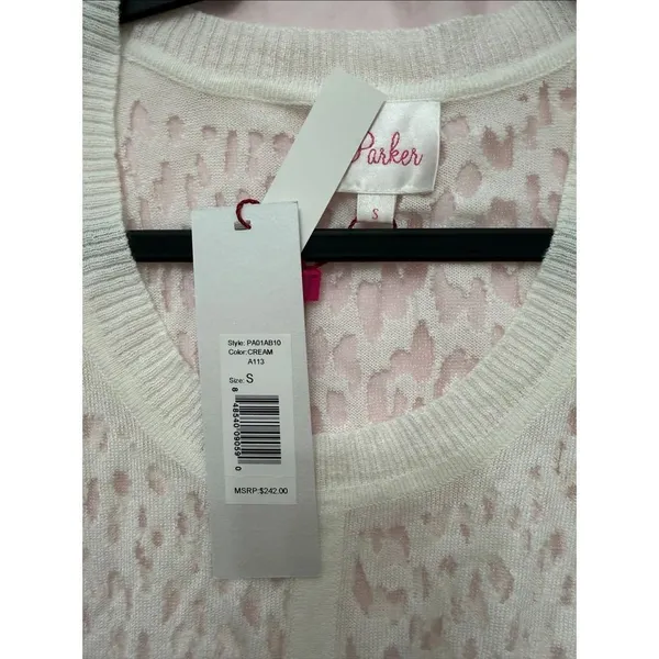 NWT Parker  Sheer sweater Size S - Image 3