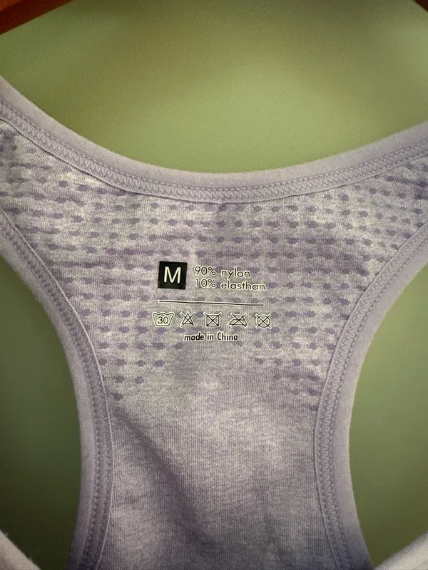 Lilac Purple Amazon Athletic Outfit Top and Bottom Size Medium - Image 2