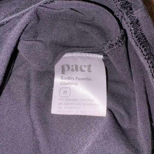 Pact Revive Flutter Sleeve Tiered Dress Organic Cotton Black Medium - Image 10
