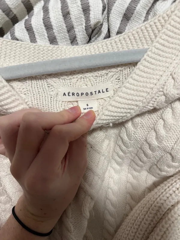 Aeropostale Sweater Cropped Knit - Image 3