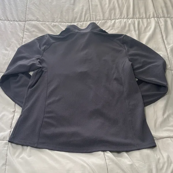 Heat Lacrosse Gray and Black Quarter-Zip Pullover - Image 3