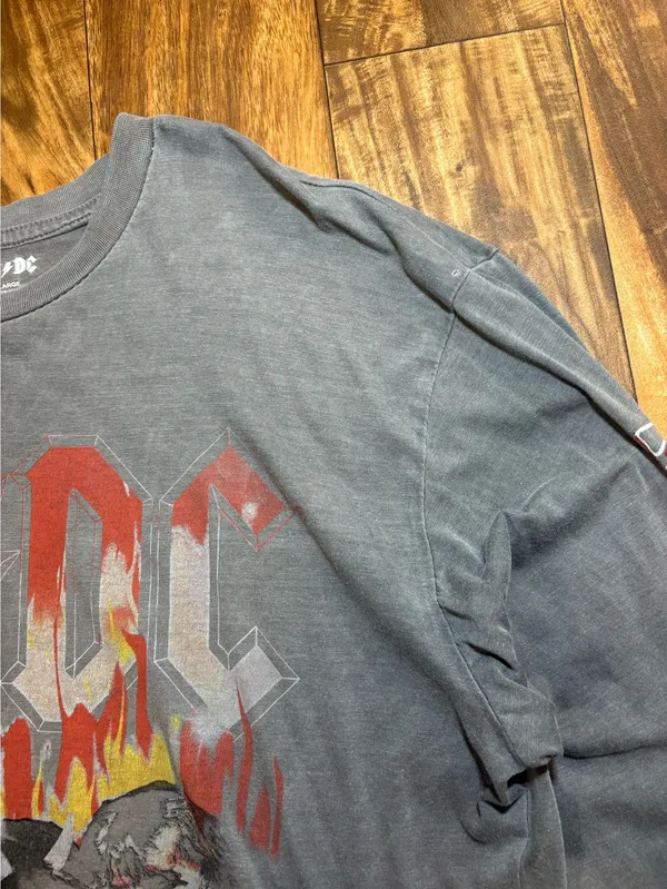 AC/DC Graphic Longsleeve Gray Size L - Image 7