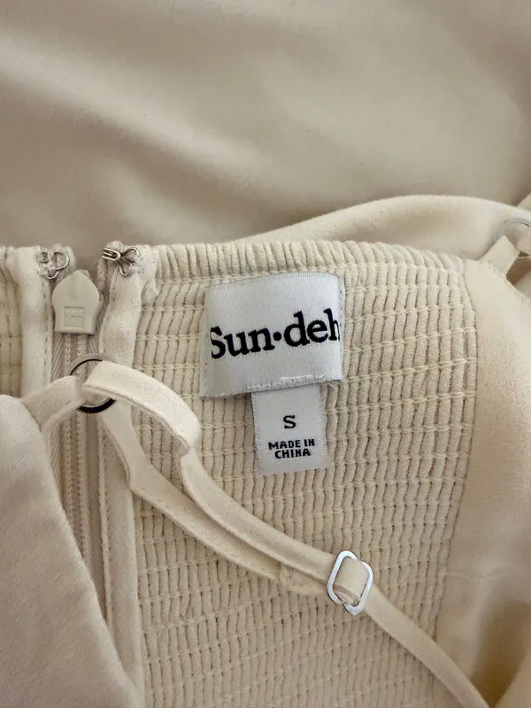 Aritzia Sundeh White Mini Dress - Image 5