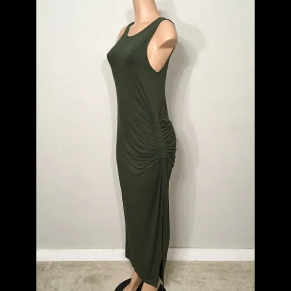 REVOLVE & Three Dots maxi ruched dress. - Image 5