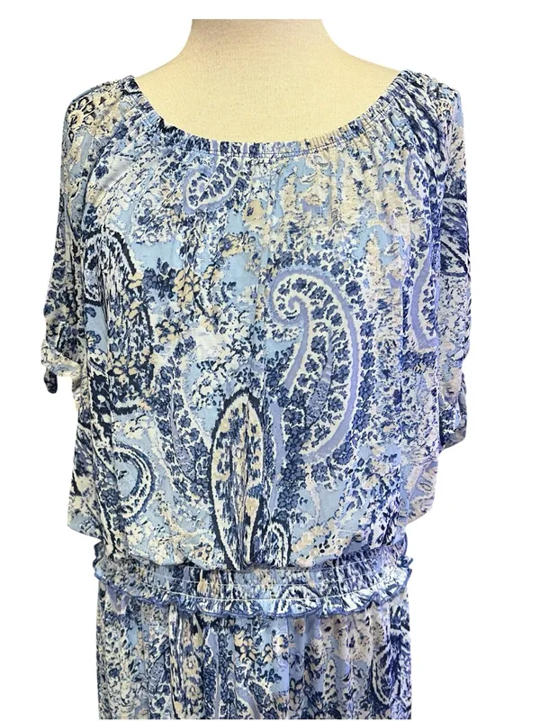 NWTJoie Women's Limited Edition Parisian Paisley Maxi Dress size 2X - Image 3