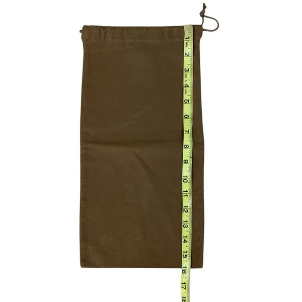 Gucci Brown Canvas Drawstring Dust‎ Bag Travel Storage Pouch 17x7 Inches Luxury - Image 5