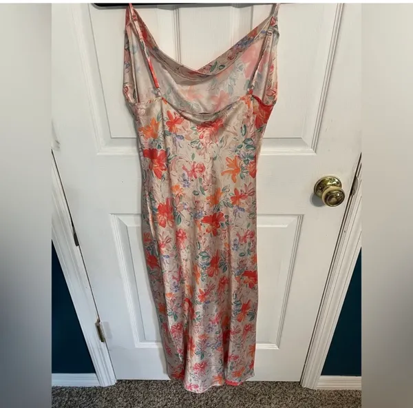 Paper Heart Cowl neck midi floral dress - Image 5