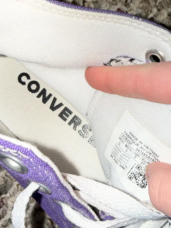 Purple Converse High-Top - Image 2