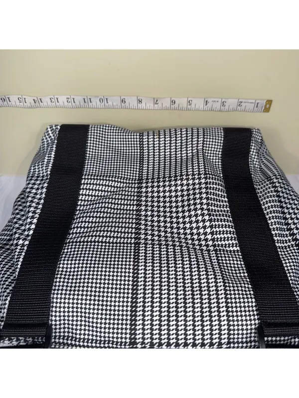 Lauren Ralph Lauren Houndstooth Plaid Tote Bag - Image 11