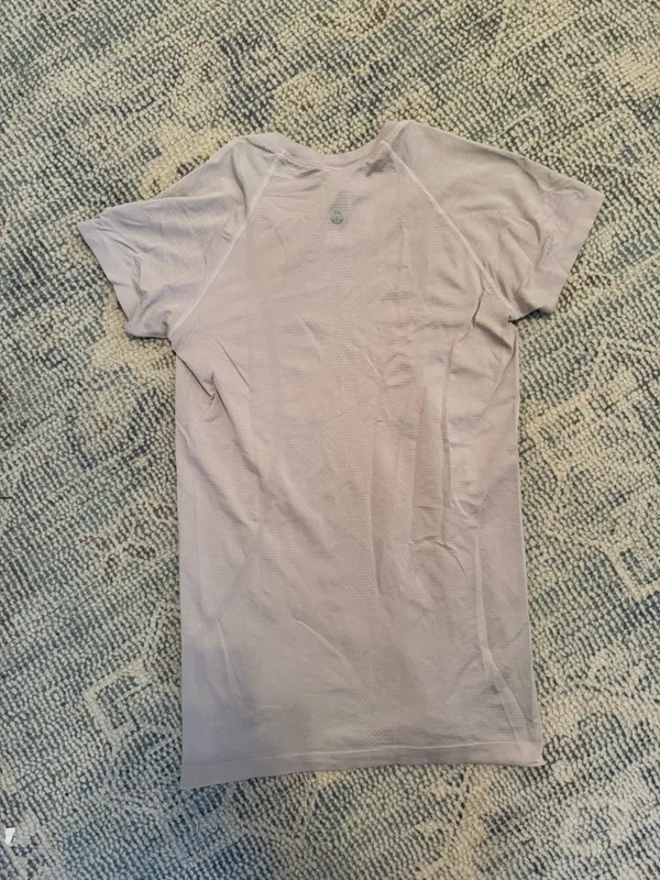 Light Purple Lululemon Swiftly Tech Short Sleeve - Image 3