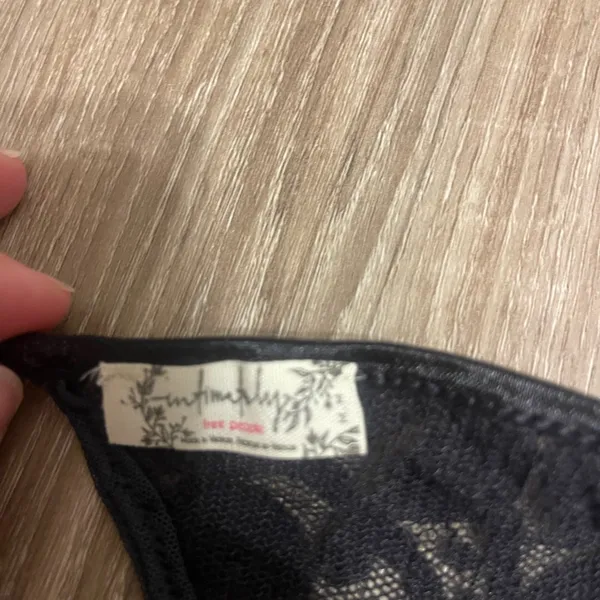 Free People Intimately Speed Date Black Lace Bodysuit‎ NWOT - Image 5