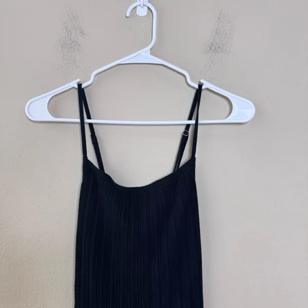 Abercrombie & Fitch Crossback Ribbed Elevated Knit Mini Dress - Image 4