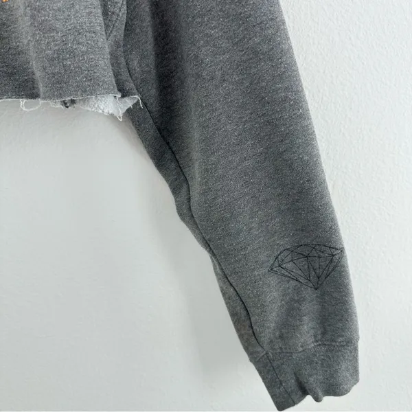 Diamond Supply Co. San Francisco off-the-shoulder cropped sweatshirt - Image 4