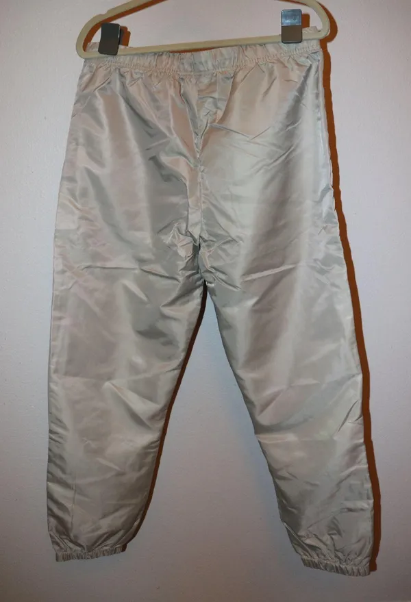Essentials Gray Nylon Track Pants - Image 7