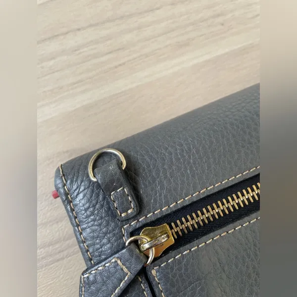 Dooney & Bourke Charcoal Leather Wallet - Image 14