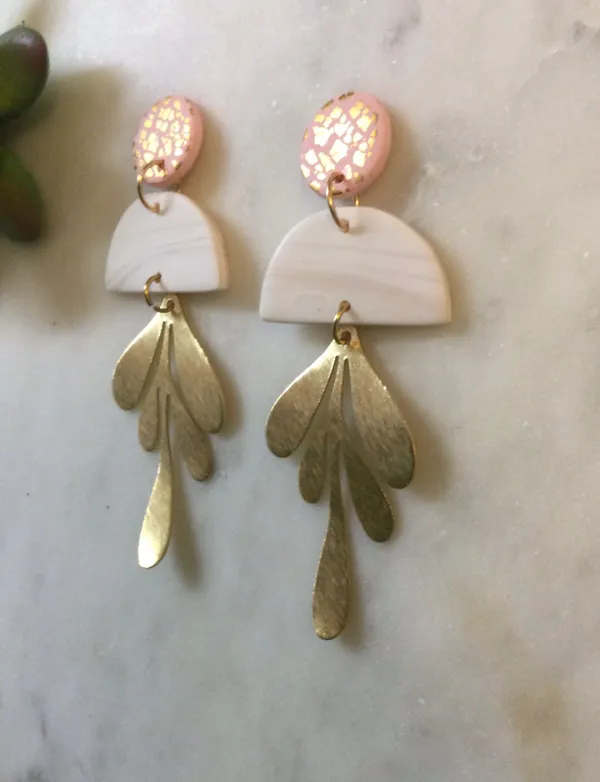 Handmade Polymer Clay Earrings - Image 3