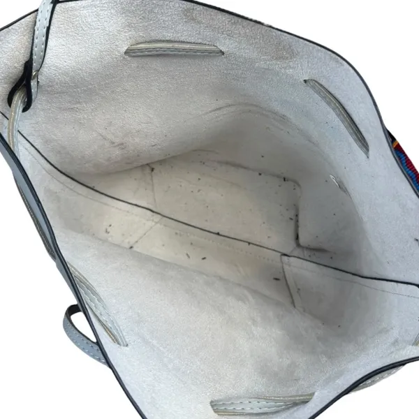 Nathaniel Colorful Strap Bucket Bag Blue - Image 6