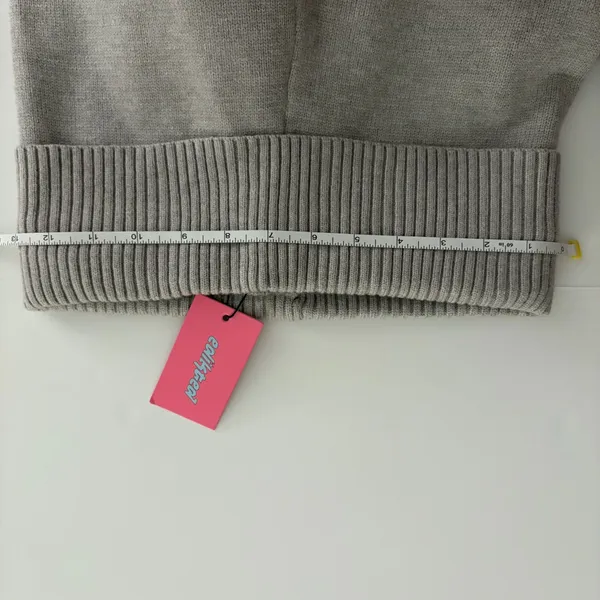 NWT! Edikted Gray Knit Flare Pants - Image 8