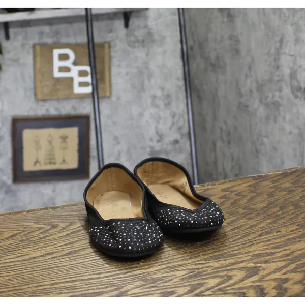 Style And Co. Womens Angelyn Rhinestone Flats 88527671 Black 5.5M - Image 3