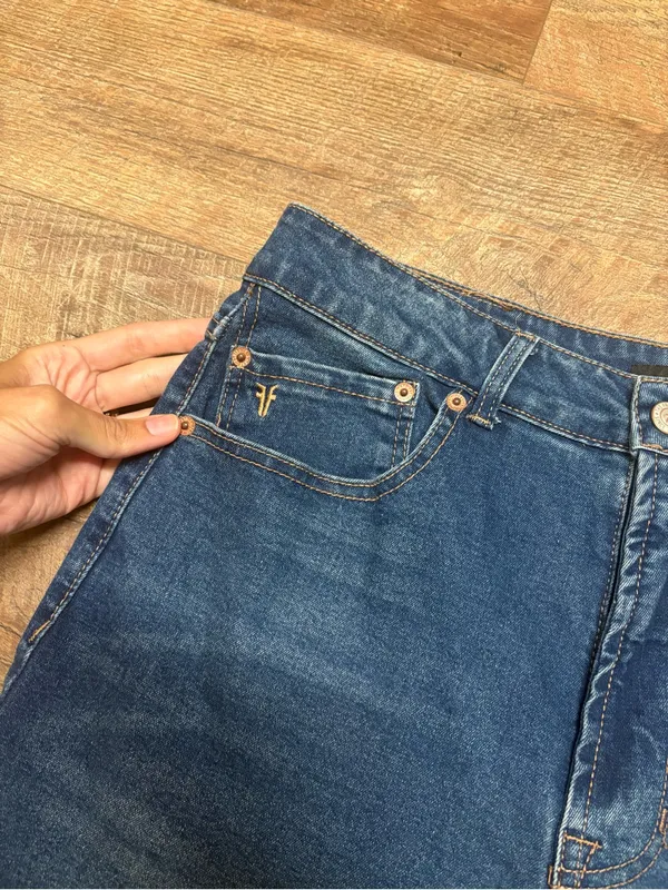 Frye Stevie Straight Leg Cotton Blend Medium Wash Denim Jeans Size 10/30 - Image 3