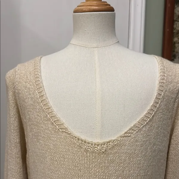 MABLE: Cream Knit Dress/Coverup - Image 6