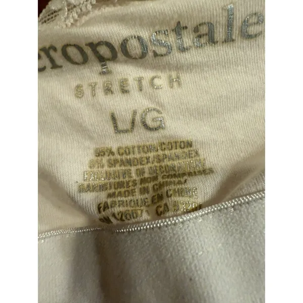 VTG Aeropostale L Pink Floral Camisole Top Lace Trim Y2K‎ Fairy Slip Dainty - Image 3