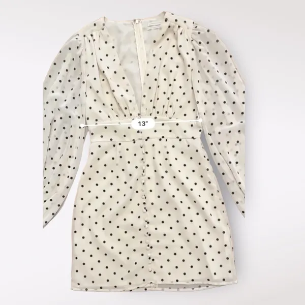 Urban‎ Outfitters Willow Plunging Polka Dot mini Short Dress Size Small - Image 5