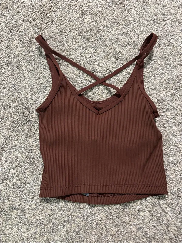 Vuori Rib Cropped Tank Top size XS - Image 5