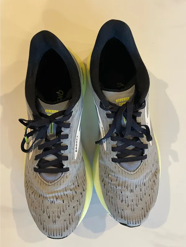 Brooks Hyperion Tempo Men’s Sneakers Gray Yellow Running Walking Racing Gym US9 - Image 5