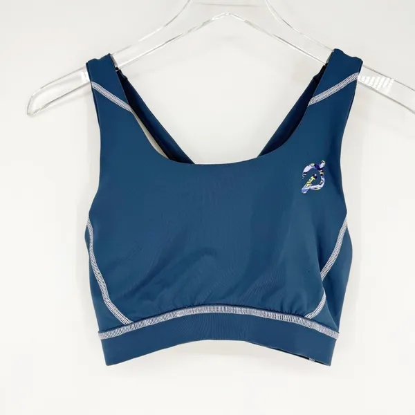 Peloton Move Mission Blue Sports Bra Women's Size‎ M Activewear - Image 2