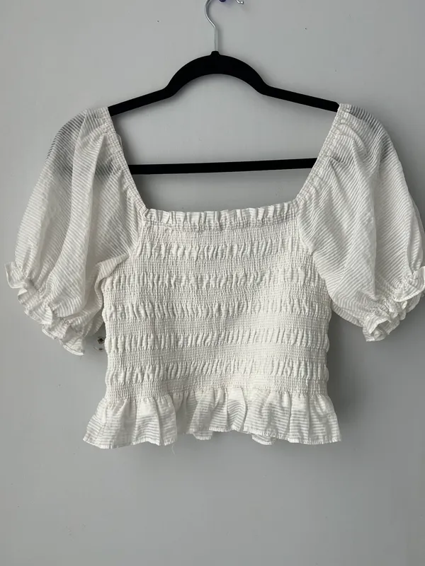 she + sky white top - Image 2