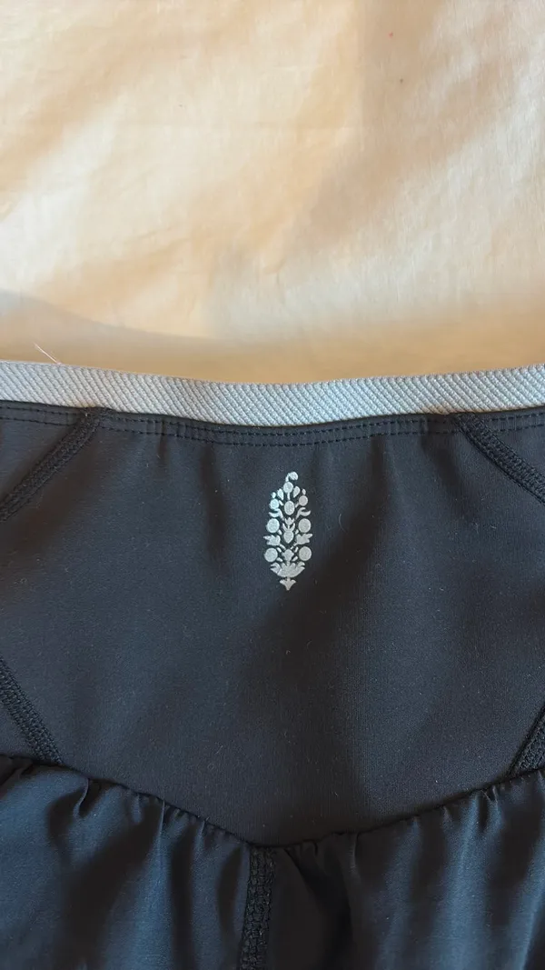 Free People Skirt Mini Black - Image 2