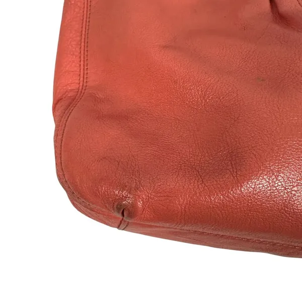 Coach Ashley Womens Leather Shoulder Bag In Red With Gold Accents - Image 3