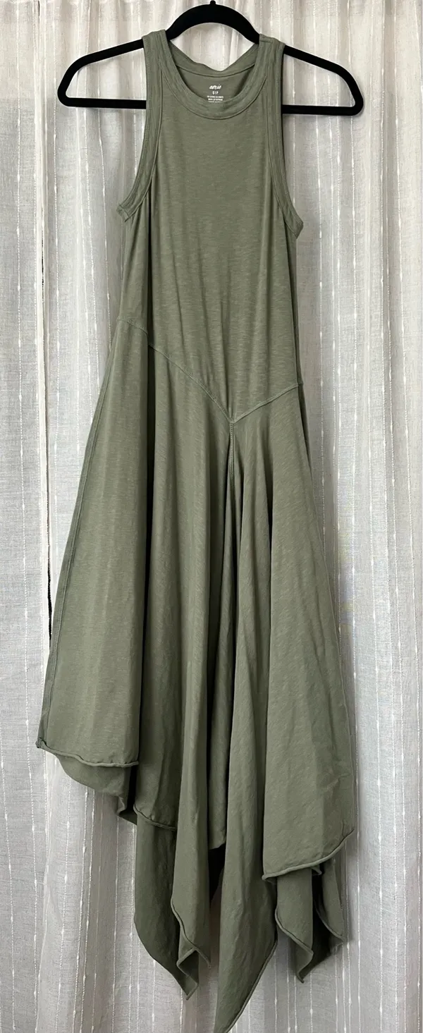 Aerie Asymmetrical Midi Dress - Image 3