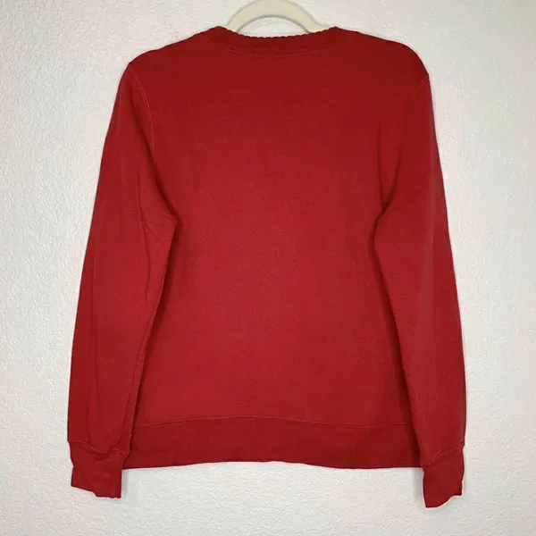 Holiday Editions Embroidered Christmas Women’s Red Sweater, Sz Small - Image 5