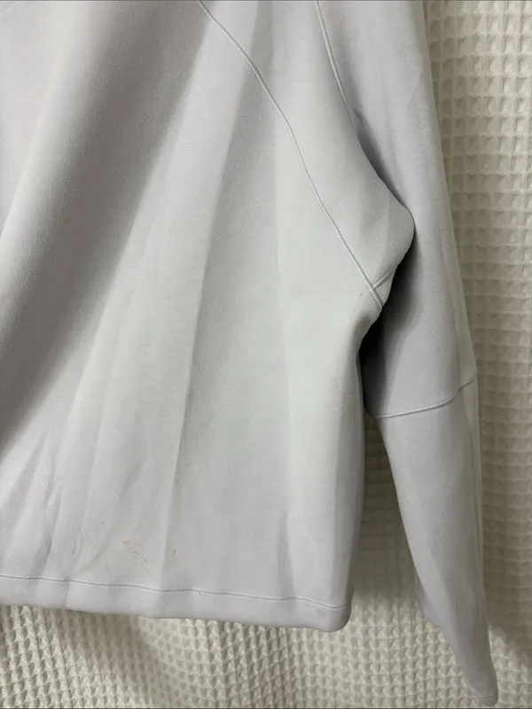 Lululemon AirWrap Modal Crew Long Sleeve Top, Alpine White, Size 16 - Image 12