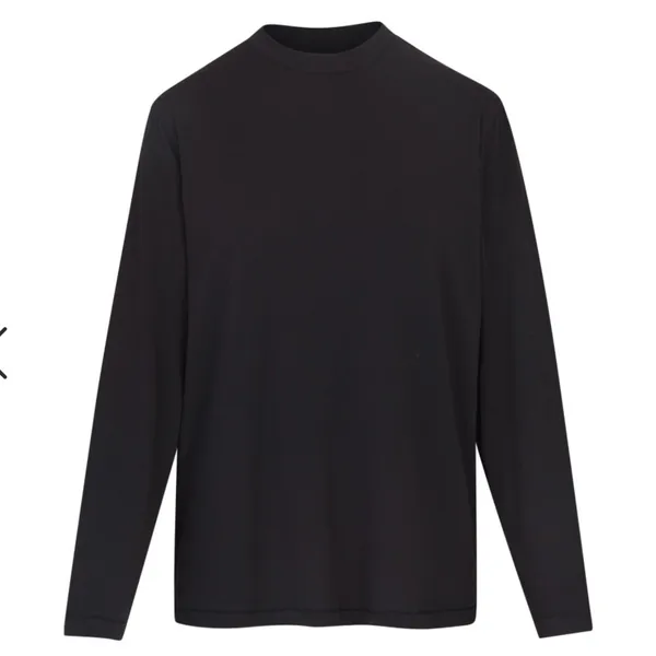 SKIMS boyfriend Long-sleeves T Shirt in Onyx Size XS - Image 2