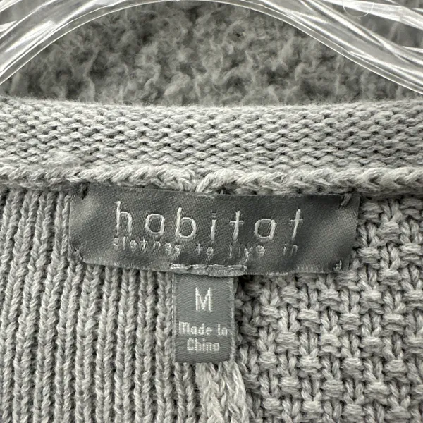Habitat Clothes To Live In Roll Neck Knit Sweater Gray Lagenlook Women's Medium‎ - Image 4