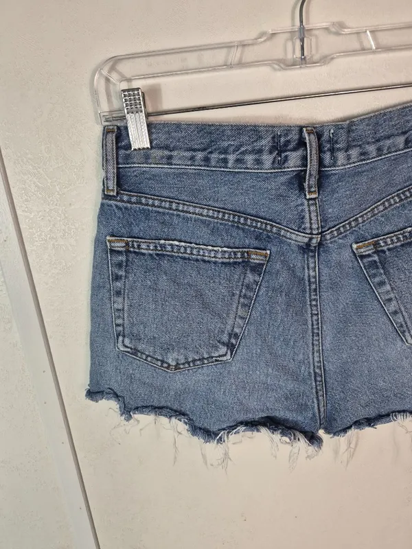 Agolde Parker Jean Shorts Button Fly 24 - Image 6