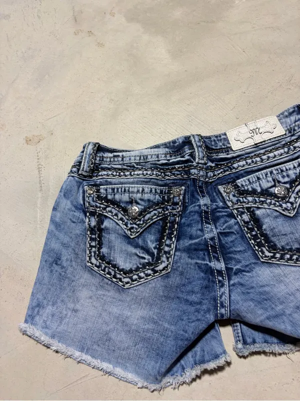 Miss me signature shorts 29 Women’s Blue Denim Cutoff Shorts - Image 9