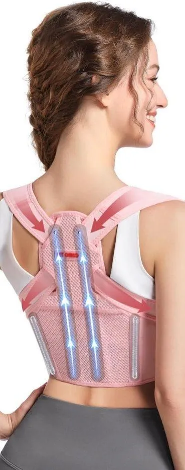 Boutique Posture Corrector for Women: Adjustable Lightweight Upper Back Brace - Image 2