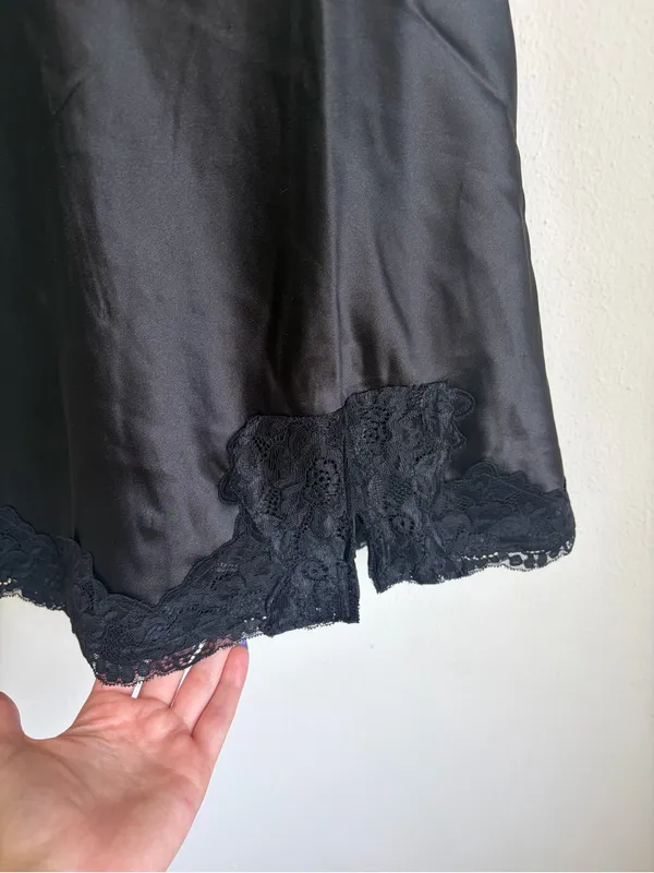 Princess Polly Black Babydoll Slip Dress - Image 4