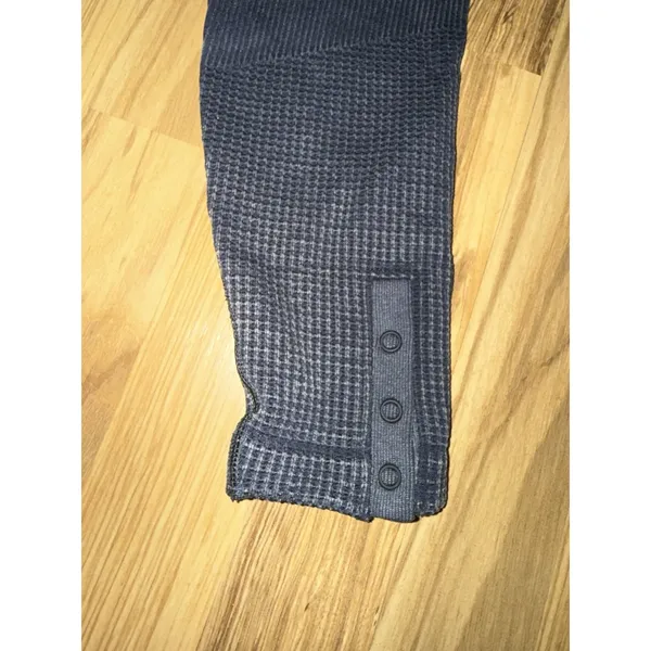 Offline by Aerie Women's Sz XXS Gray Ribbed Knit Thermal‎ Athletic Leggings - Image 2
