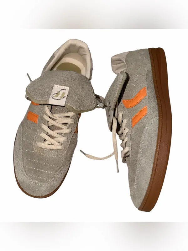NEW COOLWAY $130 Silva Sneaker Color: Green Kakhi Suede Leather SZ-10 - Image 11