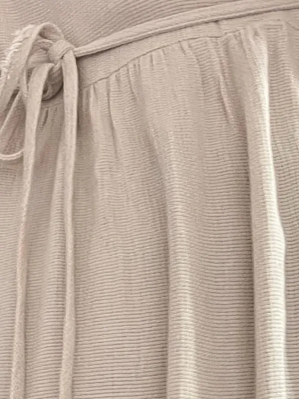 Vintage 90s Cream maxi dress. - Image 6