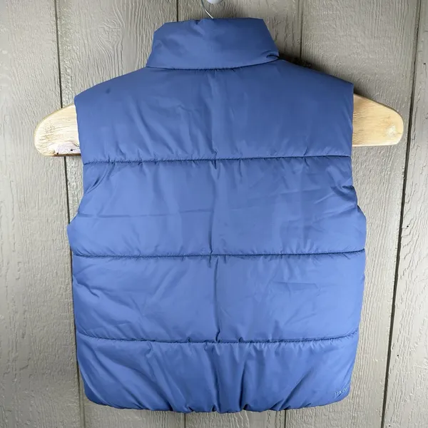 Nike Sportswear Classic Puffer Therma-FIT Loose Vest Womens XS Indigo Oversized - Image 3