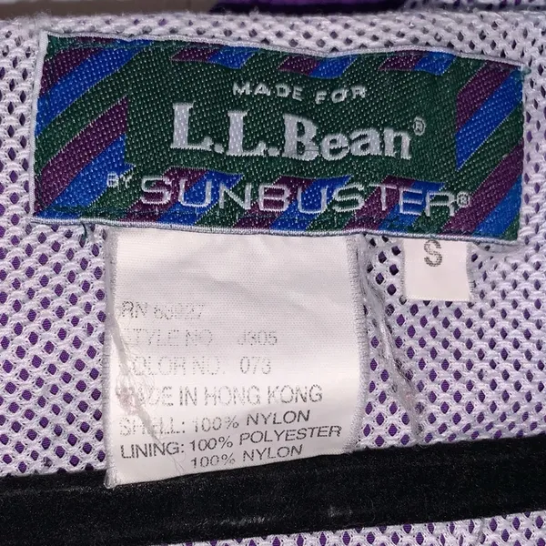 L.L. Bean Sunbuster Vintage Jacket Small Retro‎ Colorblock - Image 5
