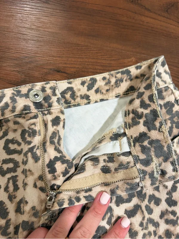 NWOT Stradivarius Denim Skort - Image 7