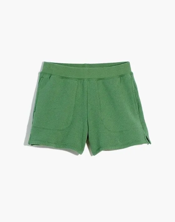✨Madewell MWL Airyterry Stitched-Pocket Hthr Versailles Green Sz XS Sweatshorts✨ - Image 4