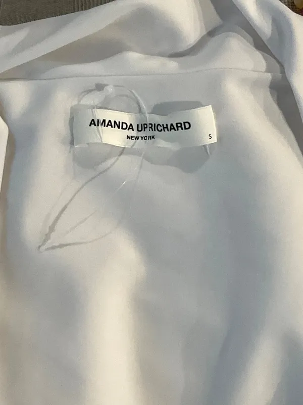 Amanda Uprichard x REVOLVE Short Sleeve Momo Top in Ivory Small New Womens - Image 7